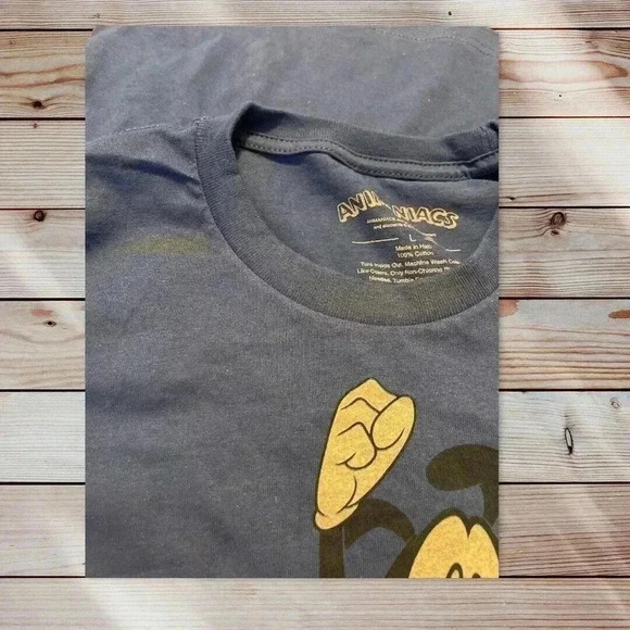 ANIMANIACS LARGE BLUE TEE 90'S CARTOON - Picture 2 of 3